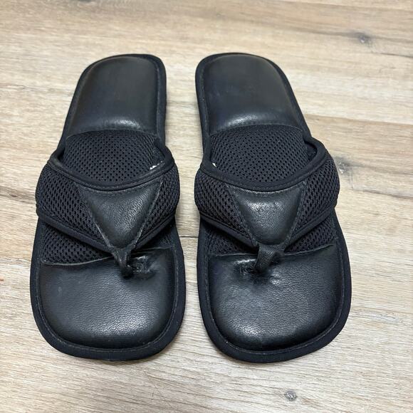 SmartDogs Men's Black Flip Flop Sandals Size 9 - Picture 1 of 4